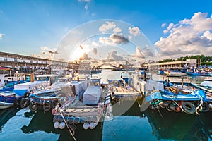 yongan fishing port at Taoyuan