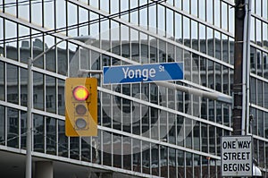 Yonge Street Sign - Toronto - Canada photo