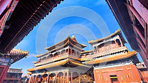 Yonghe Temple - the Palace of Peace and Harmony - a Lama Temple in Beijing, China