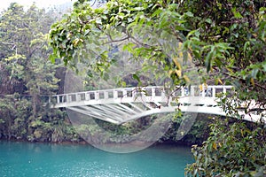 Yongjie Bridge at Sun Moon Lake Taiwan