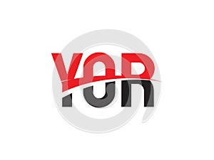 YOR Letter Initial Logo Design Vector Illustration