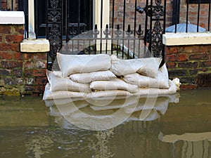 York flooded street photo