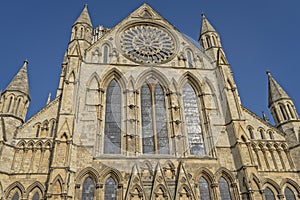 York Minister south facing aspect.