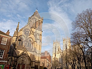 York Minster, completed in 1472 dominates the York skyline