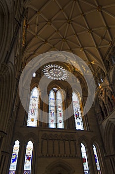 York Minster South Transept with Rose Window