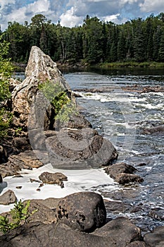 Downstream Rapids At Egan Chutes photo