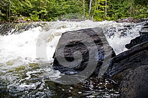 Waterfall At Egan Chutes Provincial Park photo