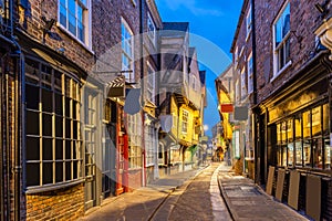 York shambles sunset