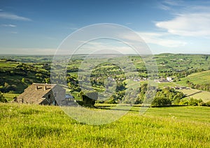 Yorkshire dales summer scene