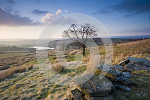 Yorkshire moorland view photo