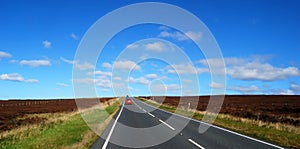 Yorkshire Moors road
