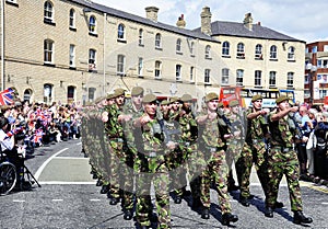 Yorkshire Regiment troops