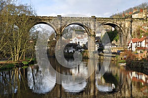 Yorkshire viaduct knaresborough England