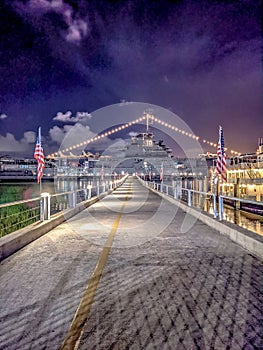 Yorktown aircraft carrier  museum and memorial at Patriots Point in South Carolina photo