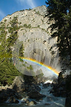 Yosemite Falls rainbow