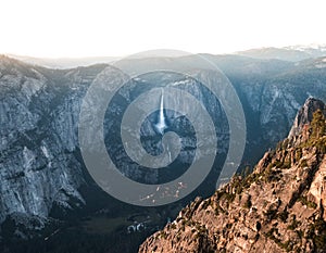 Yosemite Falls from Taft Point