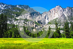 Yosemite Falls in Yosemite National Park,California