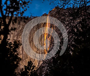 Yosemite Firefall â€“ Horsetail Fall