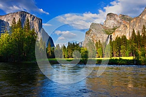 Yosemite at the Merced River photo
