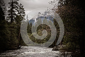 Yosemite - Merced River During Spring Runoff