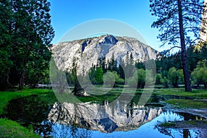 Yosemite Mirror Lake Reflection