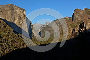 Yosemite National Park Bridalveil Water falls in the early autumn months