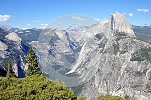 Yosemite National Park - Half Dome view from Glacier Point