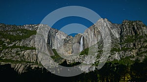 Yosemite National Park Moonbow Time Lapse Lunar Rainbow California USA