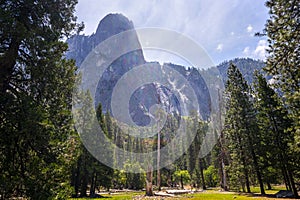 Yosemite National Park, Mountains and Valley view