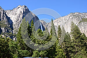 Yosemite National Park, Nevada in North America