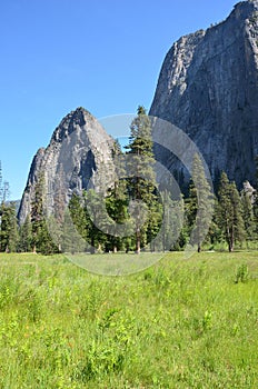 Yosemite National Park, Nevada in North America