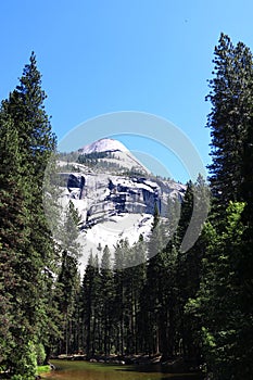 Yosemite National Park in the Summer Under Blue Skies