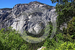 Yosemite National Park in the Summer Under Blue Skies