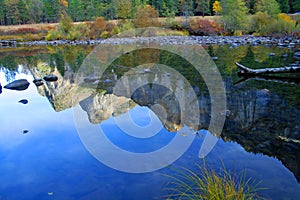 Yosemite Reflection in Fall