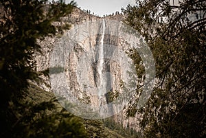 Yosemite - Ribbon Falls In Spring