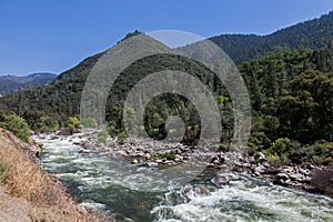 Yosemite River and Hills photo