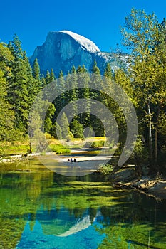 Yosemite's half-dome photo