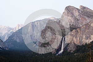 Yosemite Valley with Bridal Veil Falls