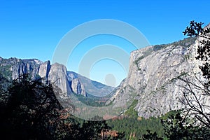 Yosemite Valley from four-mile trail, Yosemite, Yosemite National Park
