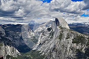 The Yosemite Valley and Half Dome