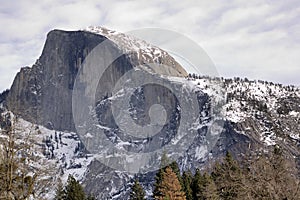 Yosemite valley and Half Dome