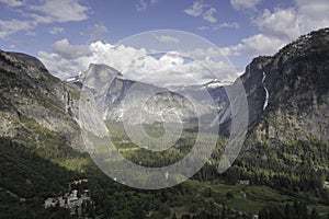 Yosemite Valley with Half Dome in the distance