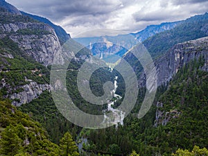 Yosemite Valley Majestic Landscape, California