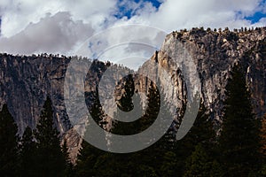 Yosemite Valley and Meadows in USA photo