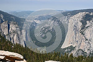 Yosemite Valley from Sentinel Dome photo