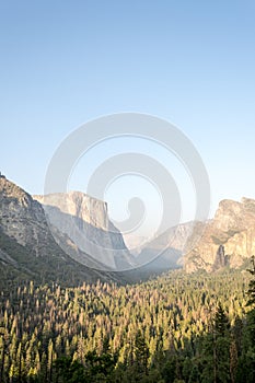 Yosemite Valley from Tunnel view