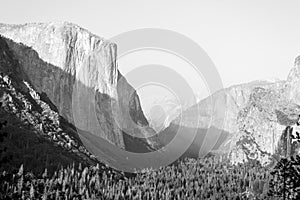 Yosemite Valley from Tunnel view