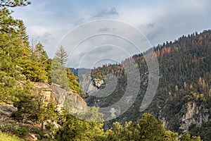 Yosemite Valley View in California