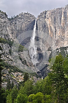 Yosemite View with water fall