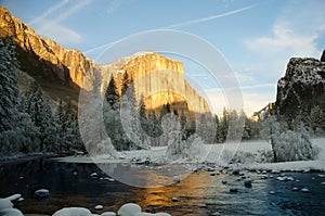 Yosemite in winter photo